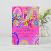 Her Royal Fiveness Birthday Invitation (Debout devant)