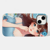 Her Sky-Blue Gaze　iPhone / iPad ケース Case-Mate iPhone Case (Achterkant (horizontaal))