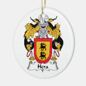 Hera Family Crest Keramisch Ornament (Links)