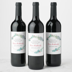 Hera Wine Fles Label Wijn Etiket