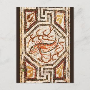 Heraclea Fish Mosaic Briefkaart