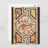 Heraclea Fish Mosaic Briefkaart (Voorkant / Achterkant)