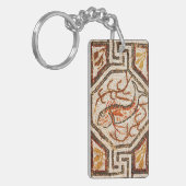 Heraclea Fish Mosaic Sleutelhanger (Voorkant Links)