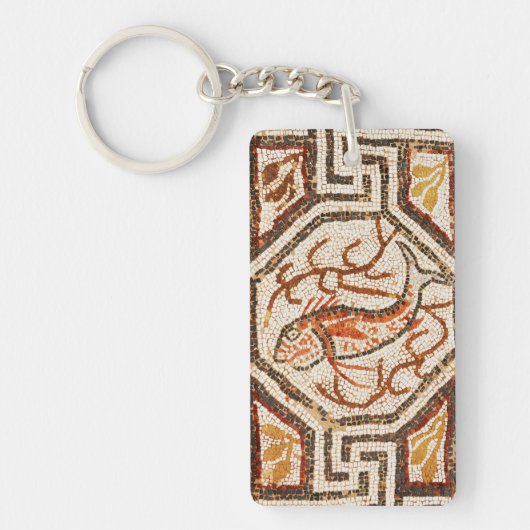 Heraclea Fish Mosaic Sleutelhanger (Voorkant)