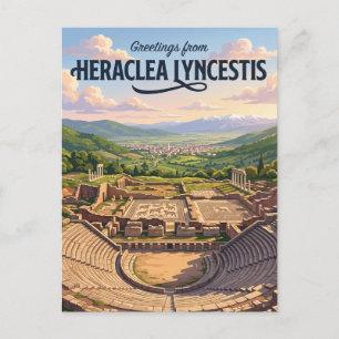 Heraclea Lyncestis Noord-Macedonië Briefkaart