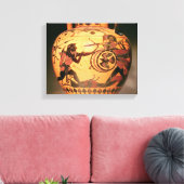 Heracles vecht tegen Geryon Canvas Afdruk (Insitu (Woonkamer))