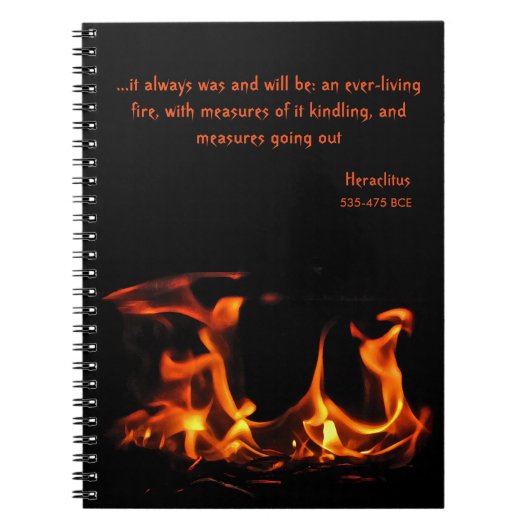 Heraclitus Carnet de feu éternel (Devant)