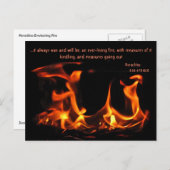 Heraclitus Everlasting Fire Briefkaart (Voorkant / Achterkant)