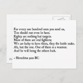 Heraclitus Quote Briefkaart (Voorkant / Achterkant)