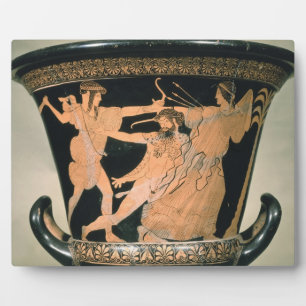 Herakles Struggling, detail van een Attische rode  Fotoplaat
