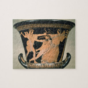 Herakles Struggling, detail van een Attische rode Legpuzzel