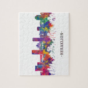 Heraklion Greece Skyline Legpuzzel