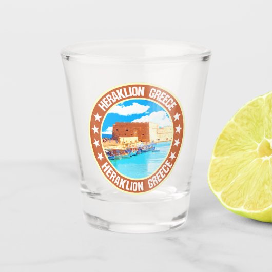Heraklion Shot Glas (Voorkant)