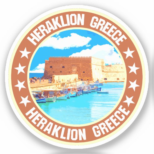 Heraklion Sticker (Voorkant)