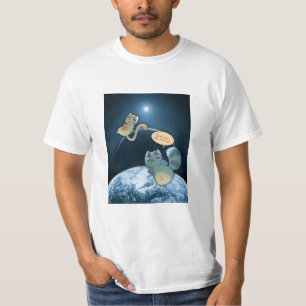 HERALD EN CHEESEMAN Flat Earth T-Shirt