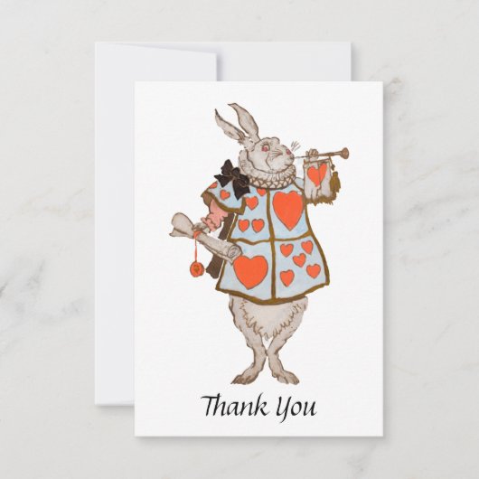 Herald Rabbit Bedankkaart (Voorkant)