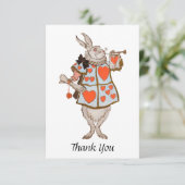 Herald Rabbit Bedankkaart (Staand voorkant)