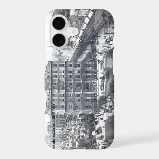 Herald square 1899 N.Y iPhone case