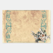 Herald White Rabbit Alice in Wonderland Inpakpapier Vel (Voorkant 3)