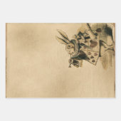 Herald White Rabbit Alice in Wonderland Inpakpapier Vel (Voorkant 3)
