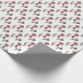 Heraldic Banded Fleece Ram Sheep Crest Embleem Cadeaupapier (Hoek)