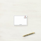 Heraldic Banded Fleece Ram Sheep Crest Embleem Post-it® Notes (Op bureau)