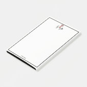 Heraldic Banded Fleece Ram Sheep Crest Embleem Post-it® Notes (Schuin)