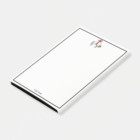 Heraldic Banded Fleece Ram Sheep Crest Embleem Post-it® Notes (Schuin)