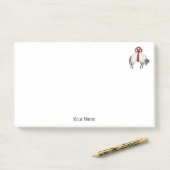 Heraldic Banded Fleece Ram Sheep Crest Embleem Post-it® Notes (Op bureau)