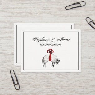 Heraldic Banded Fleece Ram Sheep Crest Embleem Visitekaartje