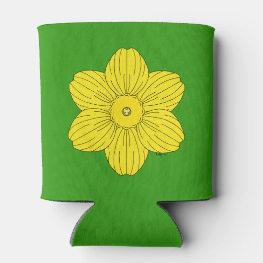 Heraldic Daffodil Blikjeskoeler (Achterkant)