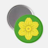 Heraldic Daffodil Magneet (Voorkant / Achterkant)