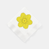 Heraldic Daffodil Servet (Hoek)