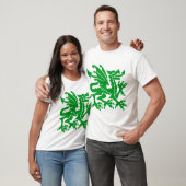 Heraldic Dragon 01 - Grass Green T-shirt (Unisex)