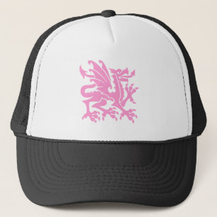 Heraldic Dragon 01 - Roze Trucker Pet