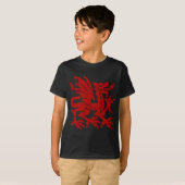 Heraldic Dragon 01 - Ruby Red T-shirt (Voorkant volledig)