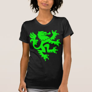 Heraldic Lion 01 - Green T-shirt