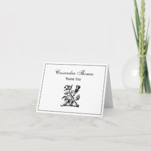 Heraldic Roos & Thistle Coat of Arms Crest Emblem Bedankkaart