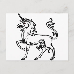 Heraldic Unicorn Briefkaart