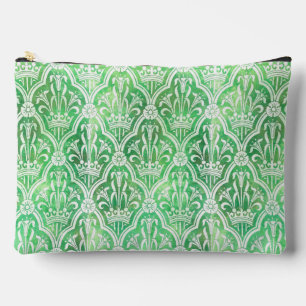 Heraldiek met kroon en bloemen etui