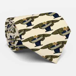 Heralding Angel met Scroll Stropdas