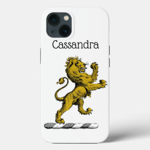 Heraldisch Leeuw Staand Crest Embleem C iPhone 13 Hoesje