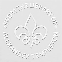 Heraldische Fleur de Lis #10 "Uit de Bibliotheek"