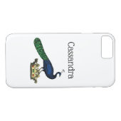 Heraldische  gestileerde pacock op kroon C Case-Mate iPhone Case (Achterkant (Horizontaal))