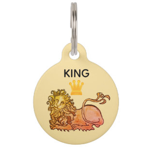 Heraldische Leeuw hondenpenning Huisdierpenning