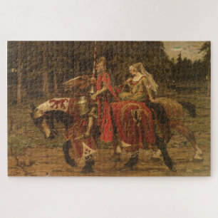 Heraldische ridderlijkheid door Alphonse Mucha Legpuzzel