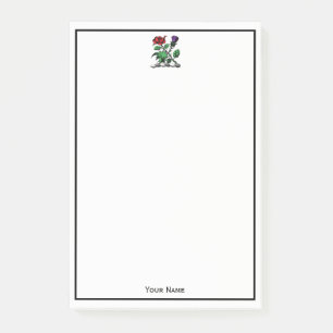 Heraldische Roos en dikke laag wapenstilstand Post-it® Notes