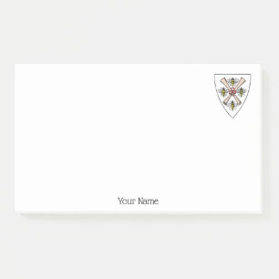 Heraldische Vintage 4 Bijen Rol Schildskust Wt Post-it® Notes