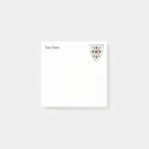 Heraldische Vintage 4 Bijen Rol Schildskust Wt Post-it® Notes