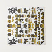 HERALDRY Crests and Symbols Wandkleed (Voorkant (horizontaal))